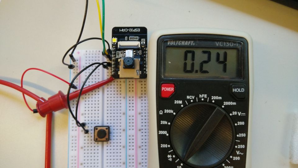 Stromaufnahme ESP32-Cam