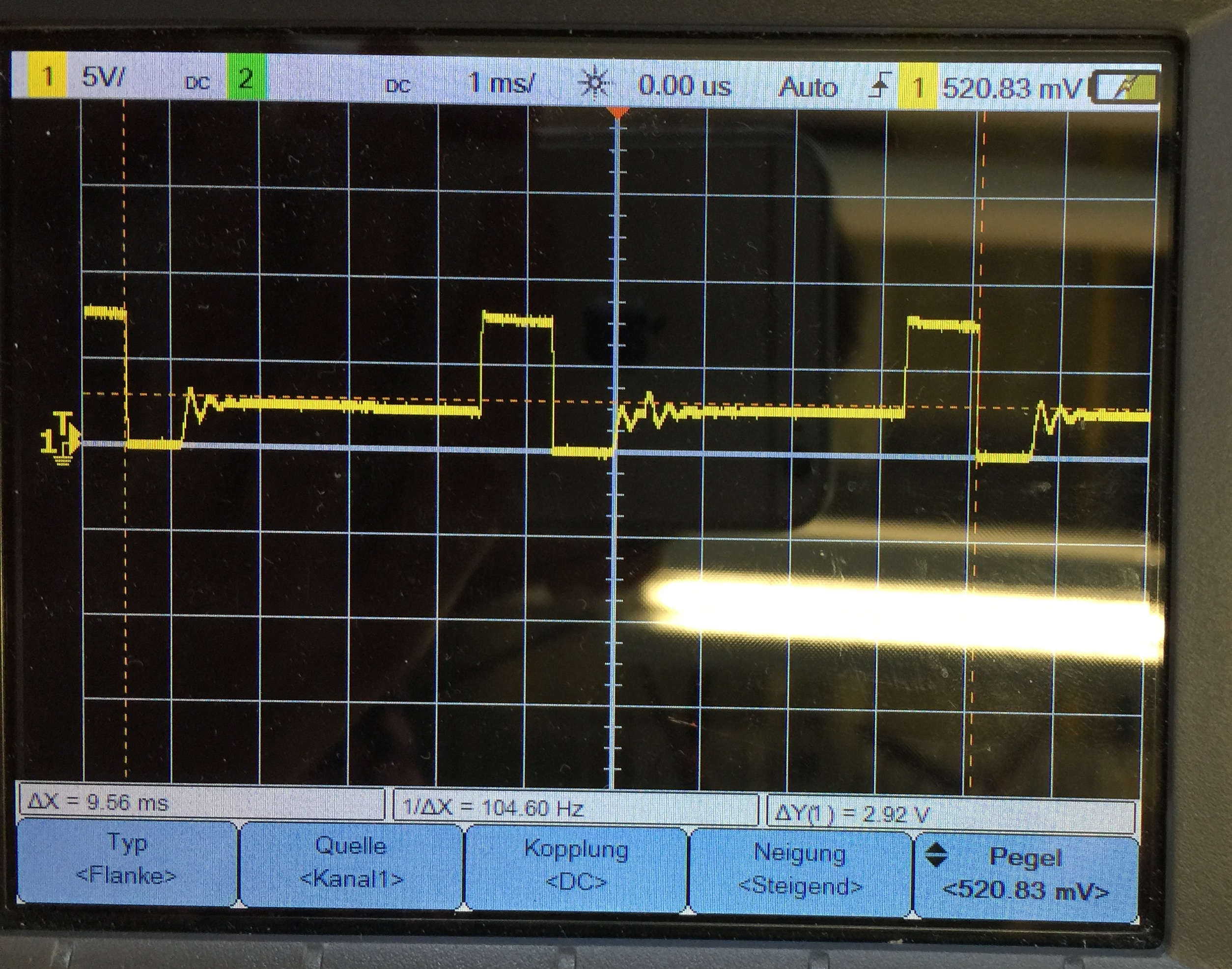 Messung der Motorspannung, V=2