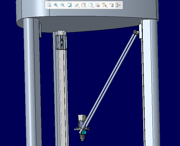 3D-KD Motoren Aufnahme nahe