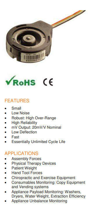 Specifications RS-force sensor